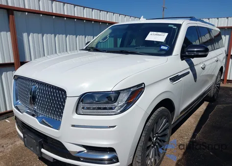 2020 Lincoln Navigator L Reserve из США, поврежденный, VIN 5LMJJ3LT7LEL19002